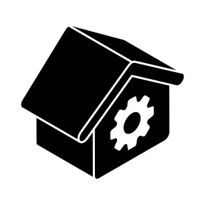 Home Setting, Home Management, Home Development, House Automation, House Setting icon