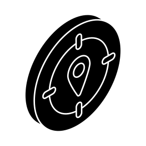 Targeted Location, Direction, Gps, Navigation, Geolocation icon