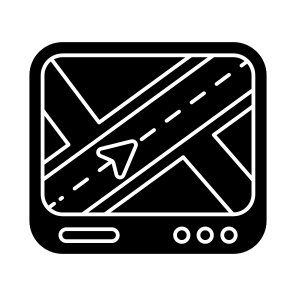 Road Locations, Direction, Gps, Navigation, Geolocation icon