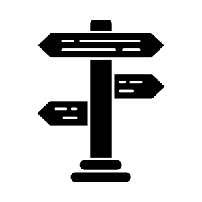 Roadboard, Signboards, Info Board, Guideboard, Fingerboard icon