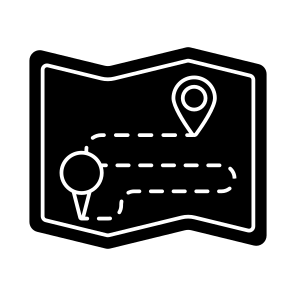 Route, Location, Direction, Gps, Navigations, icon