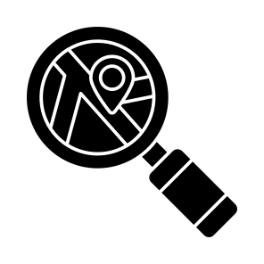 Search Map, Search Location, Direction, Gps, Explore Map, icon