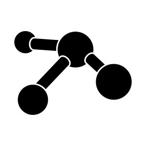Molecule, Bonding, Chemical Structure, Topology, Mesh Network icon