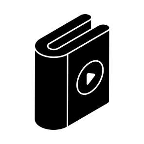 Video Book, Booklet, Handbook, Guidebook, Textbook icon