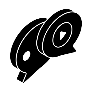 Video Message, Video Chat, Video Communication, Video Conversation, Video Text icon