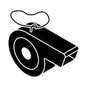 Whistle, Shrill Sound, Blare, Referee Whistle, Loud Sound icon
