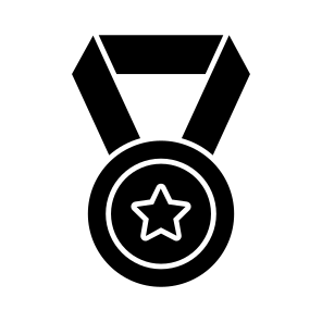 Medal, Award, Reward, Achievement, Position Medal icon