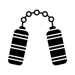 Nunchucks, Medieval Tool, Medieval Equipment, Sports Tool, Sports Equipment icon