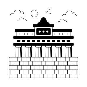 Landmark, Monument, Building, Architecture, Berlin Wall icon
