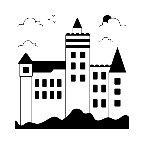 Landmark, Monument, Building, Architecture, Bran Castle icon