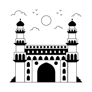Landmark, Monument, Building, Architecture, Charminar icon