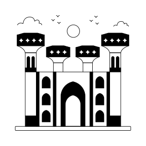 Landmark, Monument, Building, Architecture, Chauburji icon