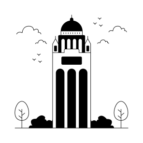 Landmark, Monument, Building, Architecture, Hoover Tower icon
