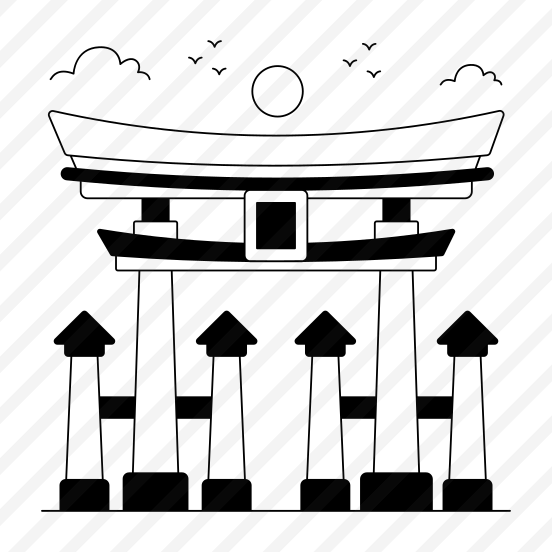 Landmark, Monument, Building, Architecture, Itsukushima Shrine preview