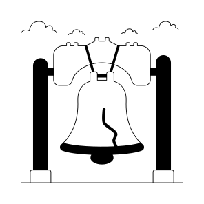 Landmark, Monument, Building, Architecture, Liberty Bell icon