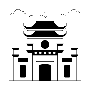 Landmark, Monument, Building, Architecture, Ngoc Son Temple icon