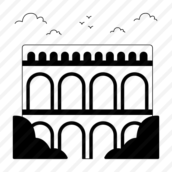 Landmark, Monument, Building, Architecture, Pont Du Gard preview