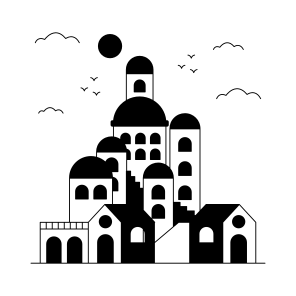 Landmark, Monument, Building, Architecture, Santorini icon