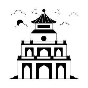 Landmark, Monument, Building, Architecture, Turtle Tower icon