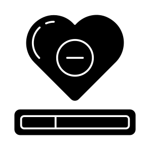 Health Points, Favorite, Love, Passions, Affection icon