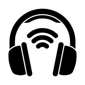 Wireless Headphones, Headset, Earphones, Earset, Listening Device icon