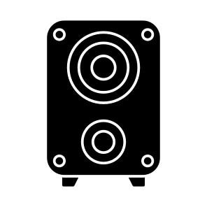 Sound Speaker, Speaker, Loudspeaker, Woofer, Audio Speaker icon