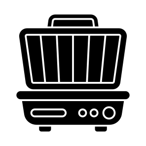 Toaster, Toast Machine, Sandwich Maker, Electronic, Kitchen Appliances icon
