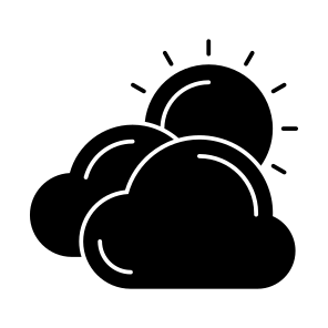 Partly Cloudy Day, Weather Forecast, Overcast, Meteorology, Partly Sunny Day icon