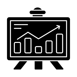 Business Presentation, Graphical Representation, Data Analytics, Infographic, Statistics icon