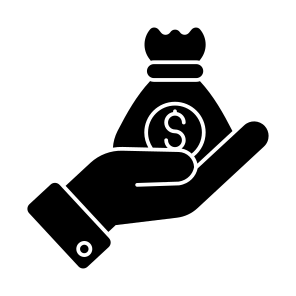 Donation, Fundings, Endowment, Giving Money, Charity, icon