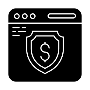 Financial Security, Financial Protections, Secure Finance, Dollar Security, Dollar Protection icon