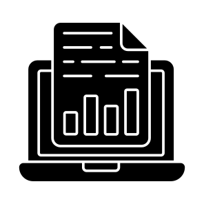 Online Data Analytics, Infographic, Statistics, Pie Chart, Pie Graph icon