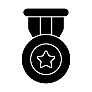 Star Medal, Award, Reward, Achievement, Success, icon