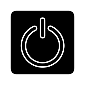 Switch Off, On Button, Power Button, Shutdown, Control Button icon