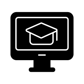 Elearning, Online Education, Online Learning, Online Study, Distance Education, icon