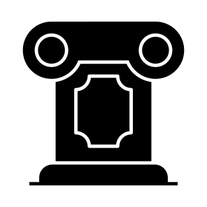 Greek Column, Ancient Building, Architecture, Structure, Greek Pillar, icon