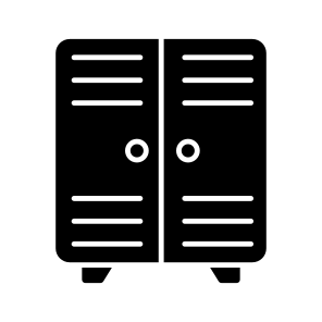Lockers, Cabinets, Closet, Cupboard, Storage Boxes, icon