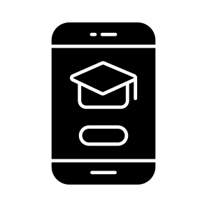 Mobile Education, Mobile Learning, Distance Education, Distance Learning, Mobile Education App, icon