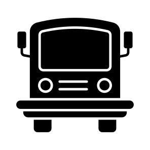 School Bus, School Van, Automobile, Automotive, Transport, icon