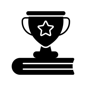Trophy, Achievement, Learning Award, Education Award, Reward icon