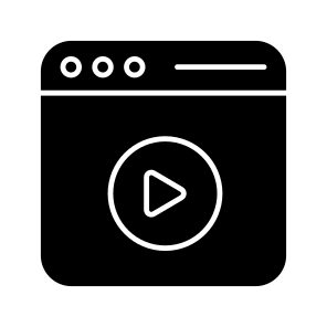 Web Video, Video Streaming, Online Video, Play Video, Video Tutorial, icon
