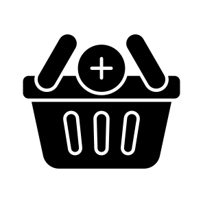 Shopping Basket, Shopping Bucket, Add To Basket, Commerce, Add To Bucket icon