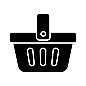Shopping Basket, Shopping Bucket, Buying Basket, Commerce, Bucket icon