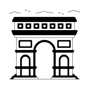 Landmark, Monument, Building, Architecture, Arc De Triomphe icon