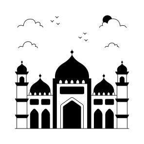 Landmark, Monument, Building, Architecture, Badshahi Mosque icon