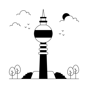 Landmark, Monument, Building, Architecture, Berlin Tower icon