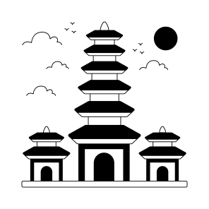 Landmark, Monument, Building, Architecture, Besakih Temple icon