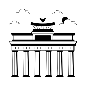 Landmark, Monument, Building, Architecture, Brandenburg Gate icon