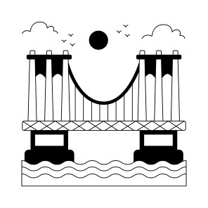Landmark, Monument, Building, Architecture, Brooklyn Bridge icon