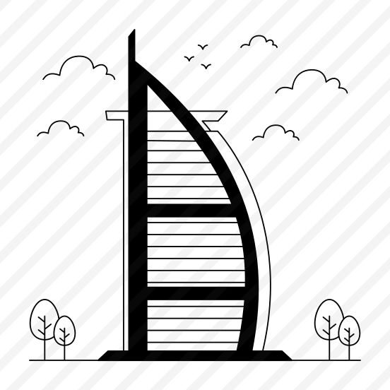 Landmark, Monument, Building, Architecture, Burj Al Arab Hotel preview